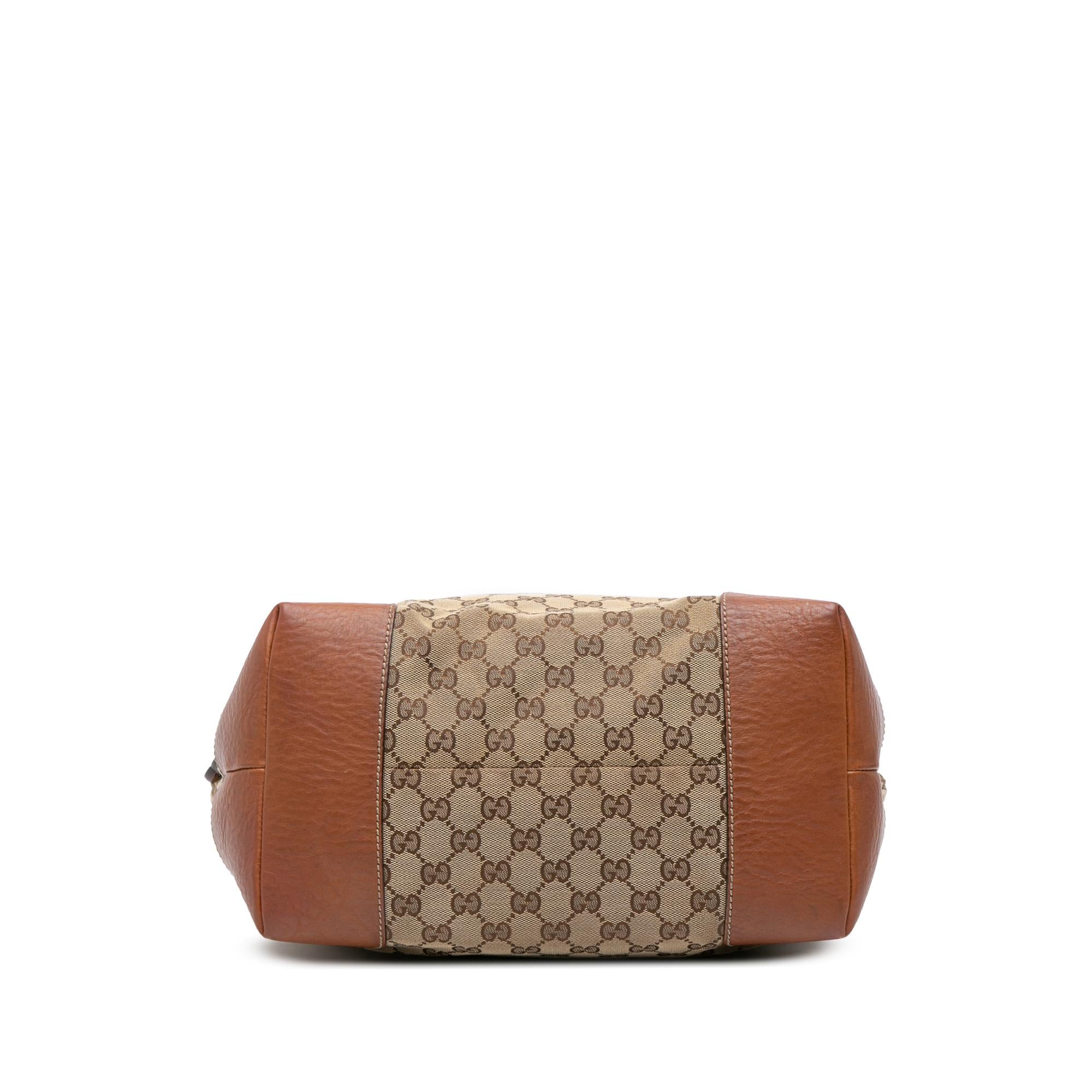 Gucci Large GG Canvas GG Charm Tote