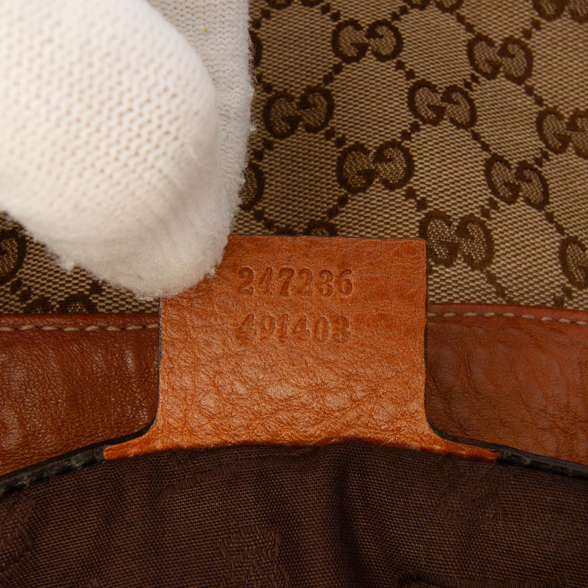 Gucci Large GG Canvas GG Charm Tote