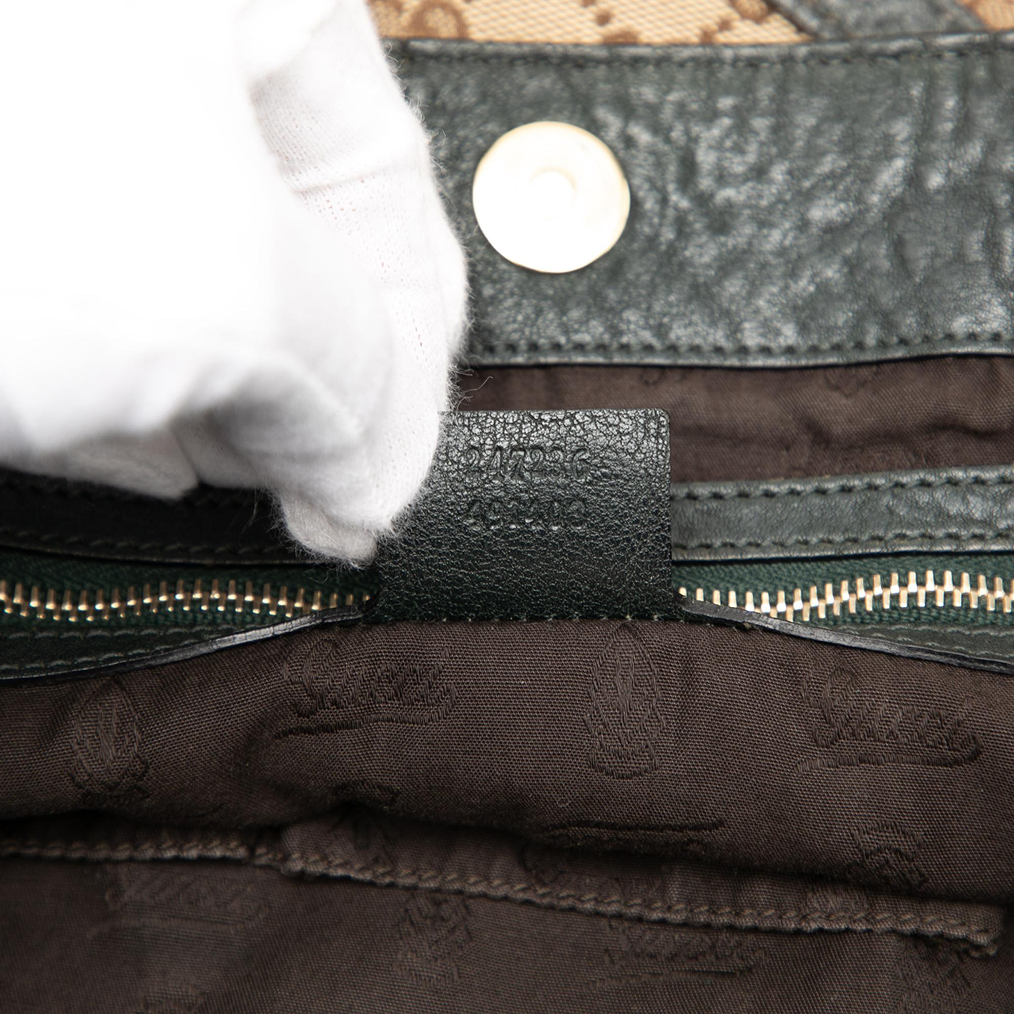 Gucci Large GG Canvas GG Charm Tote