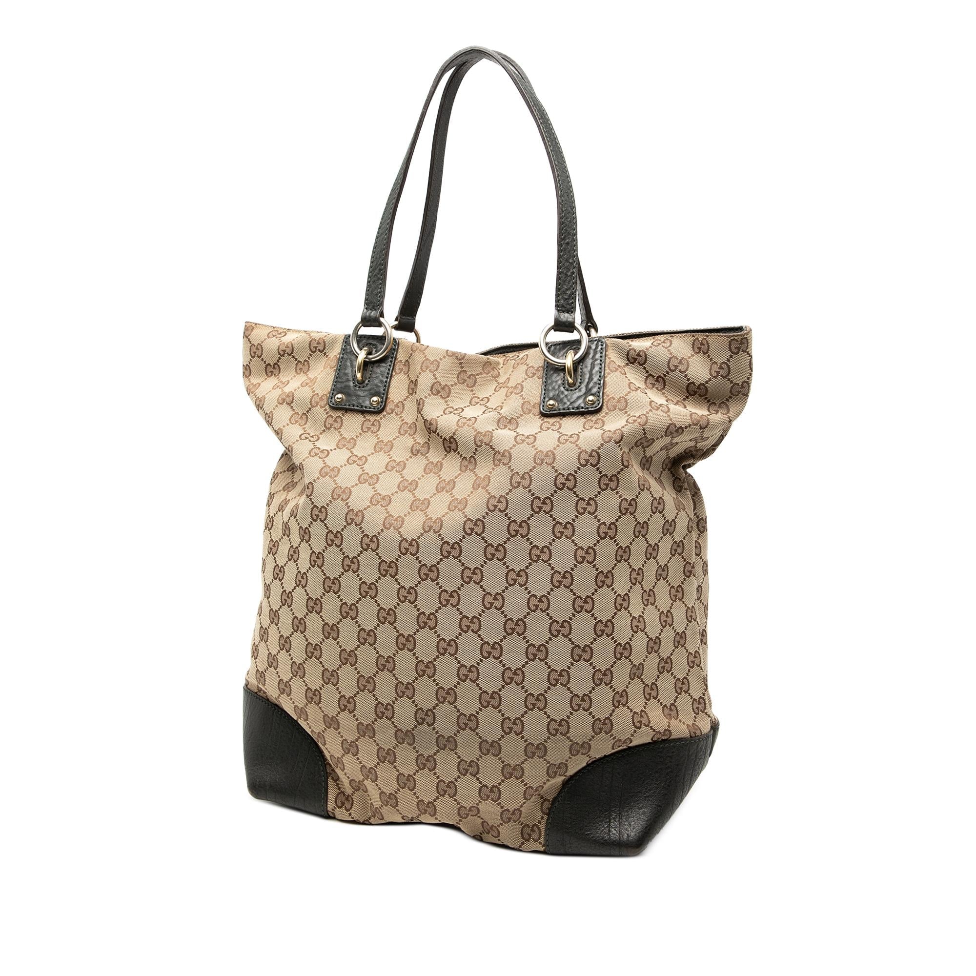 Gucci Large GG Canvas GG Charm Tote