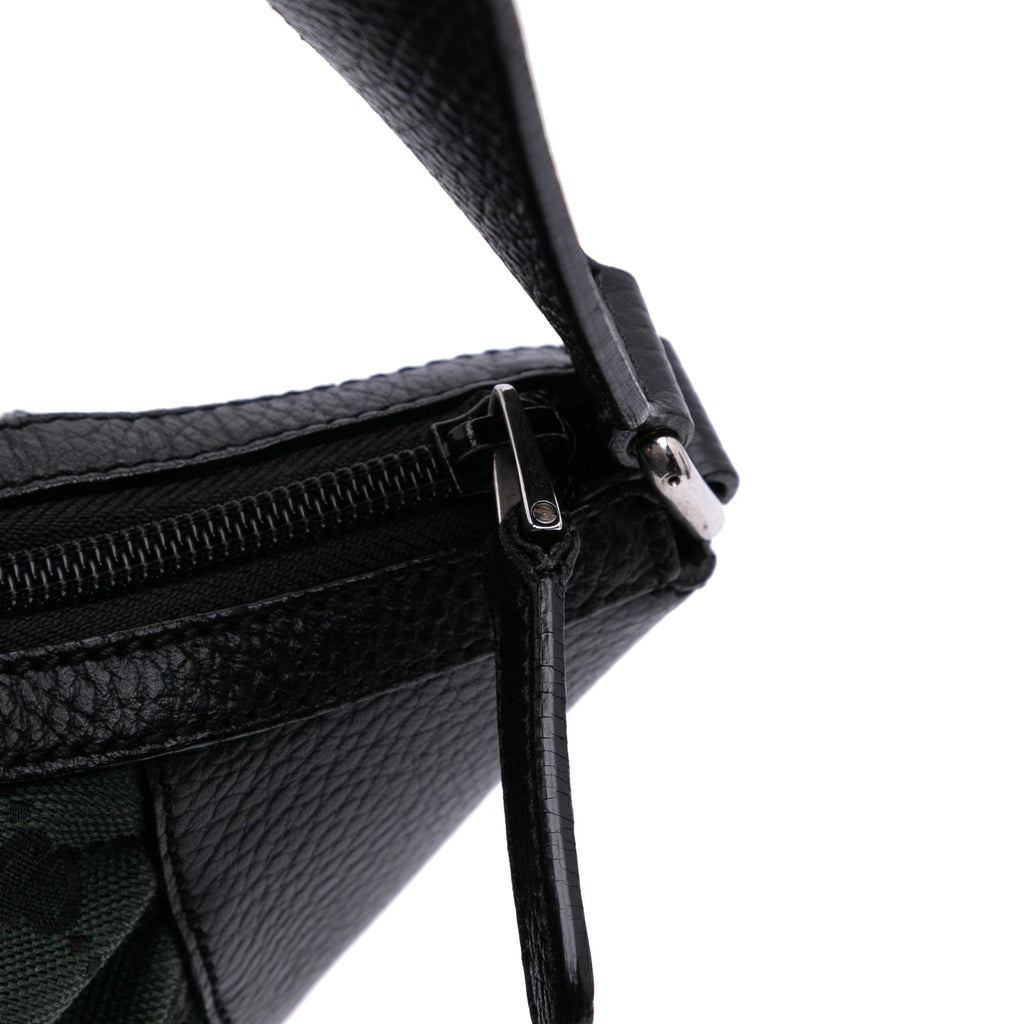 Gucci Large GG Canvas Half Moon Hobo