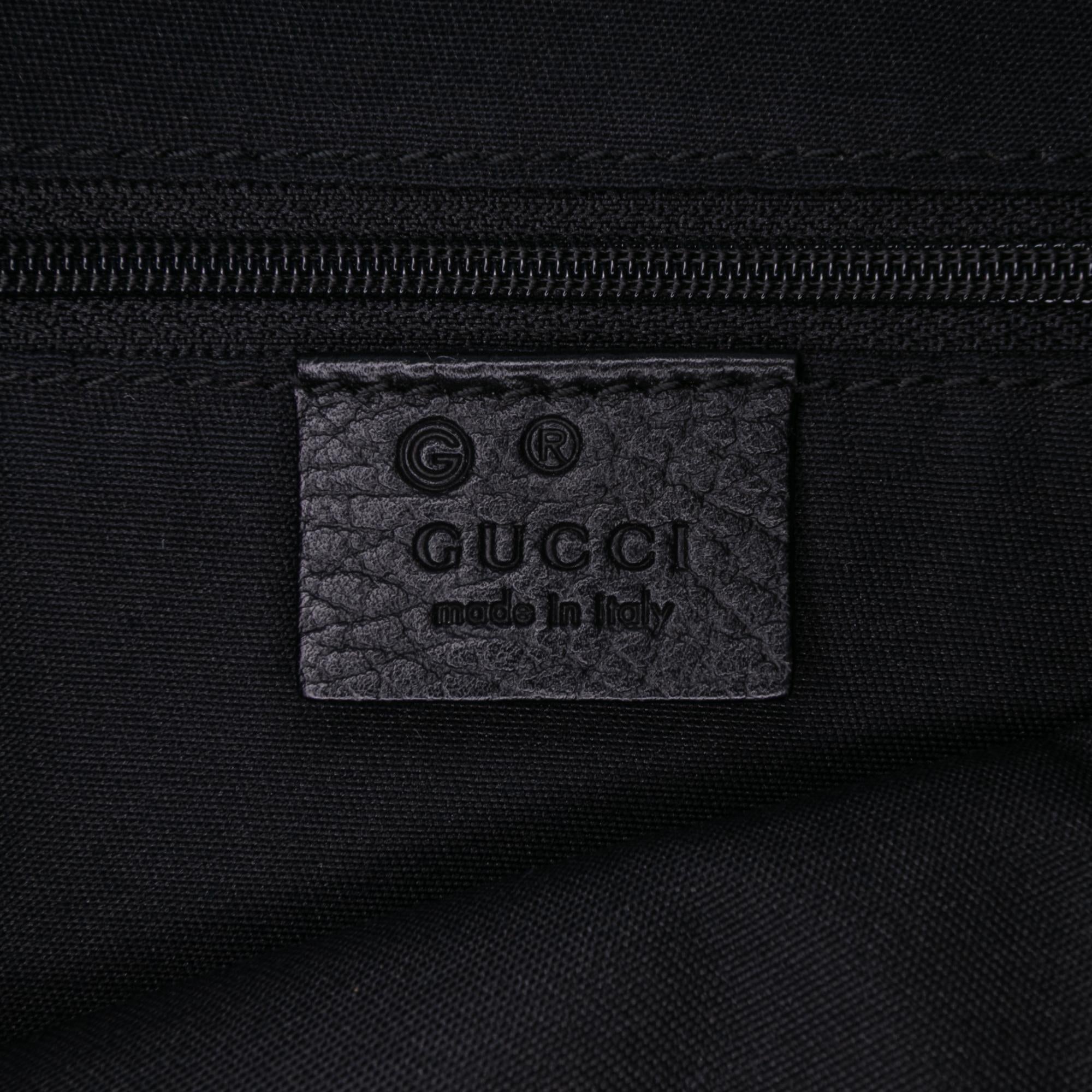Gucci Large GG Canvas Half Moon Hobo