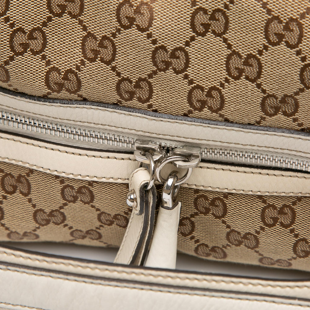 Gucci Large GG Canvas Icon Bit Hobo