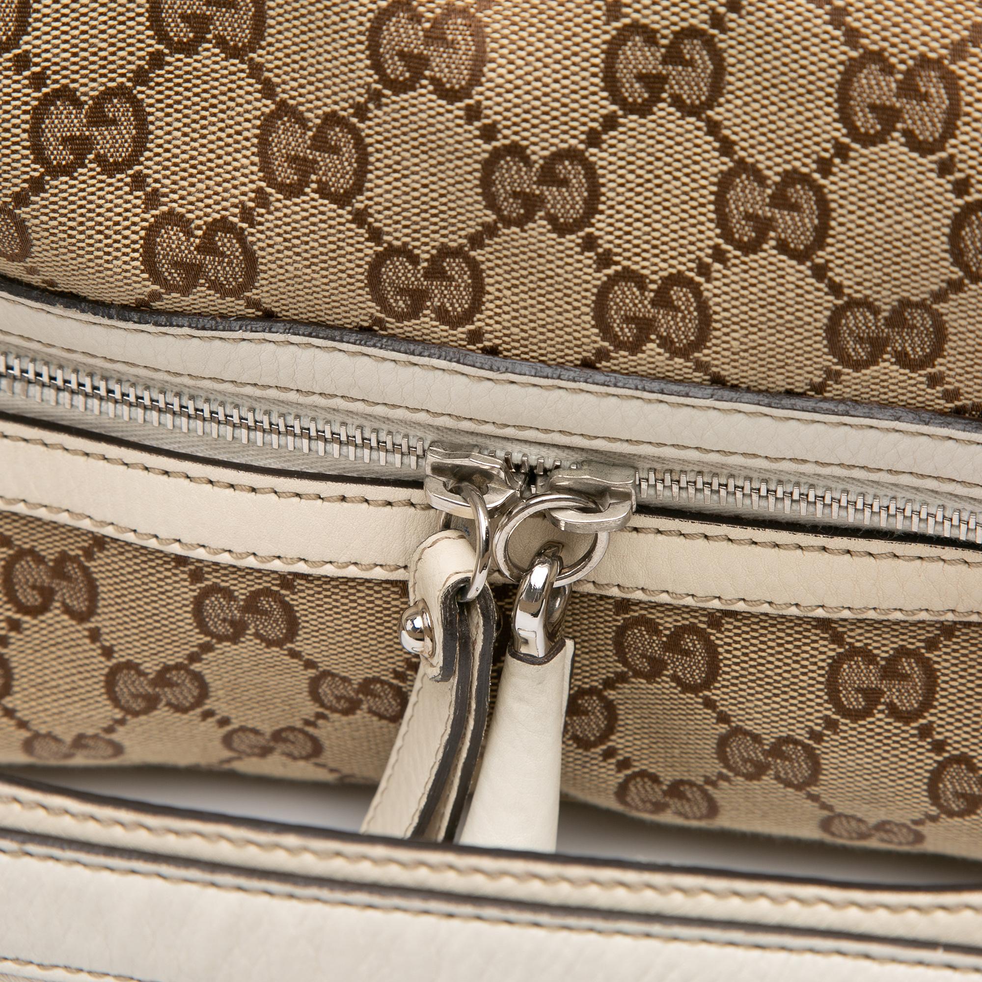 Gucci Large GG Canvas Icon Bit Hobo