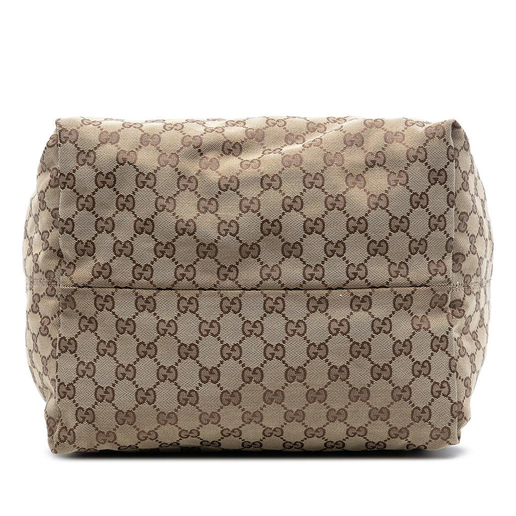 Gucci Large GG Canvas Icon Bit Hobo