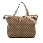 Gucci Large GG Canvas Icon Bit Satchel
