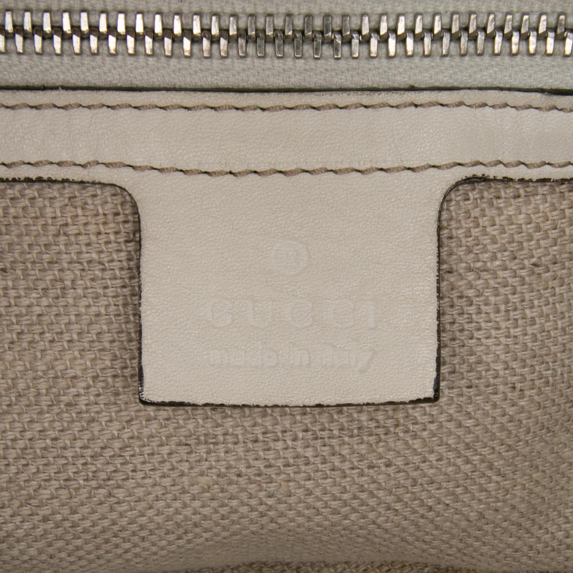 Gucci Large GG Canvas Icon Bit Satchel