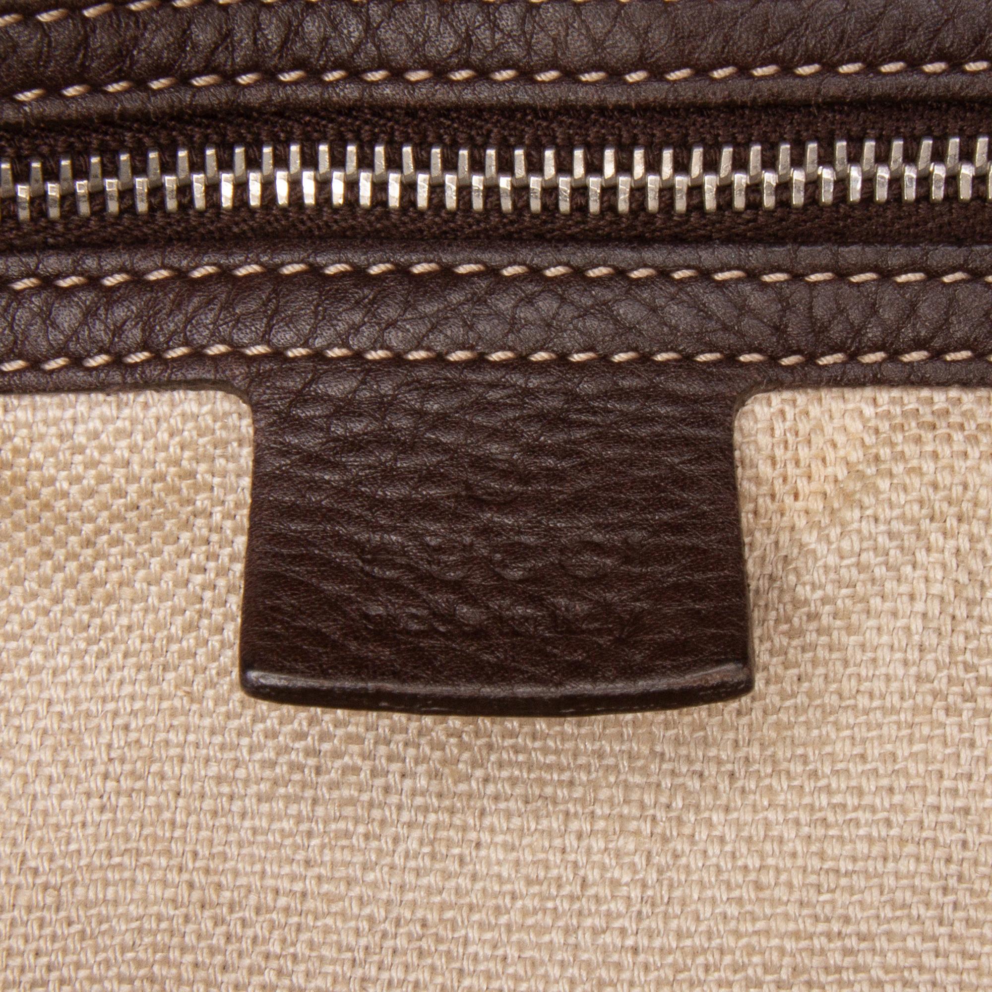 Gucci Large GG Canvas Icon Bit Satchel