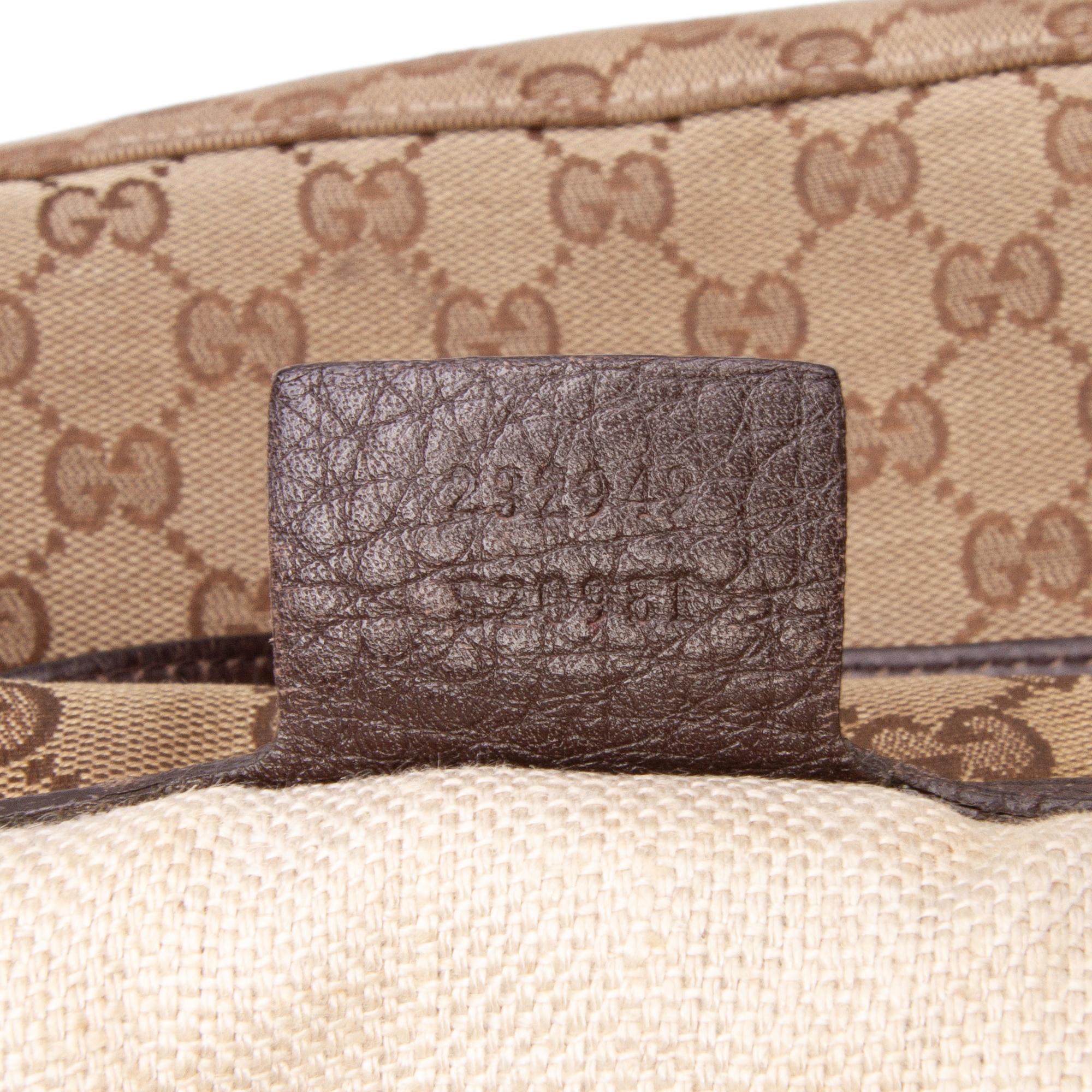 Gucci Large GG Canvas Icon Bit Satchel