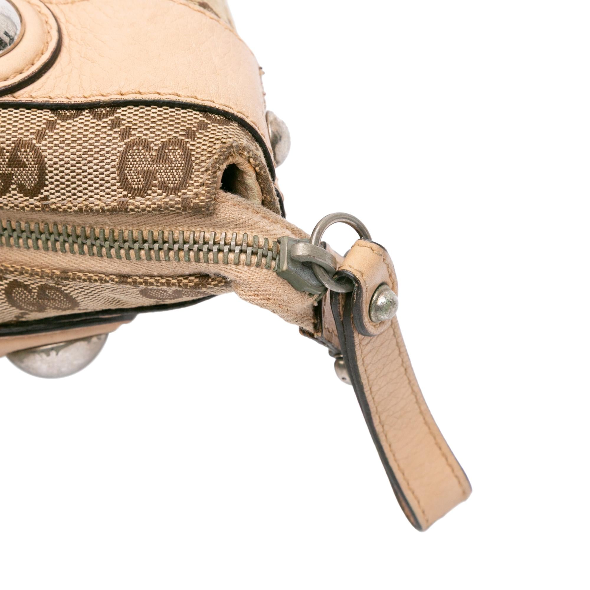 Gucci Large GG Canvas Icon Bit Satchel