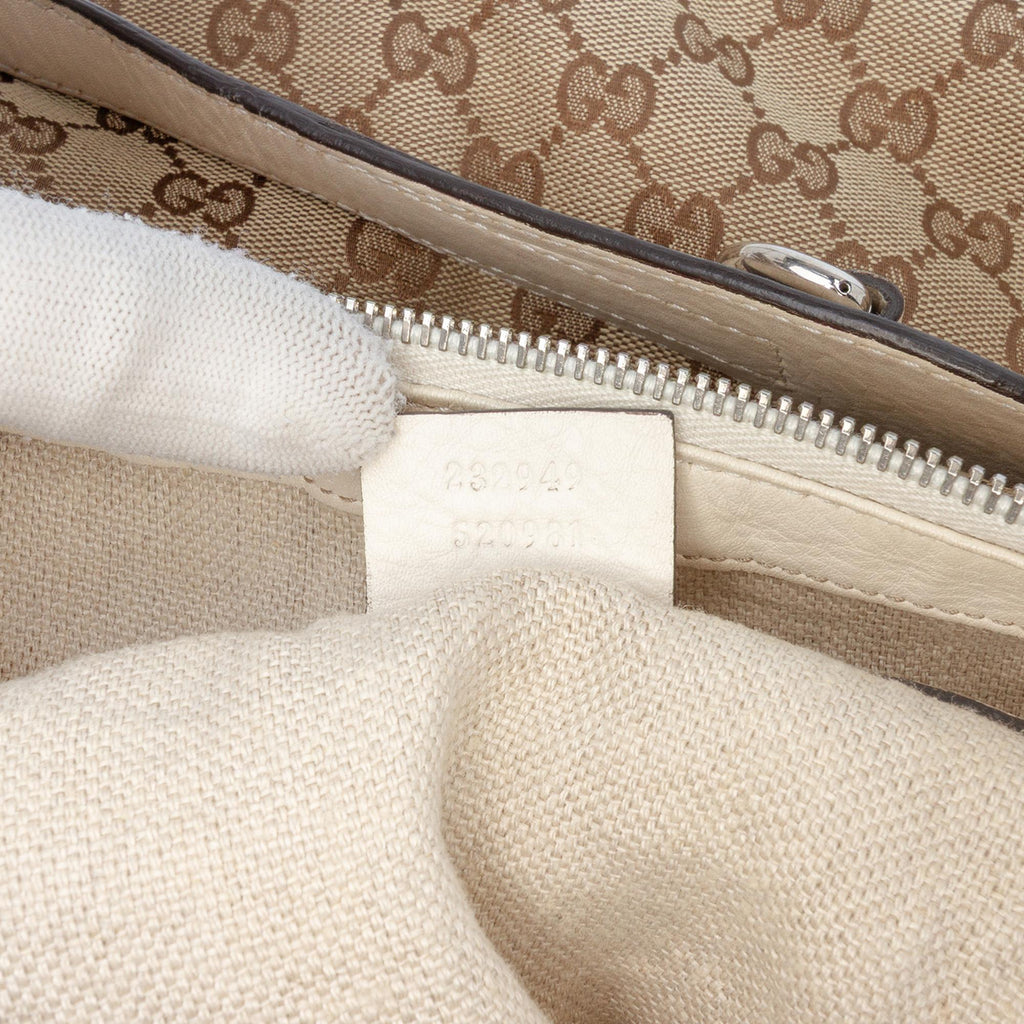 Gucci Large GG Canvas Icon Bit Satchel