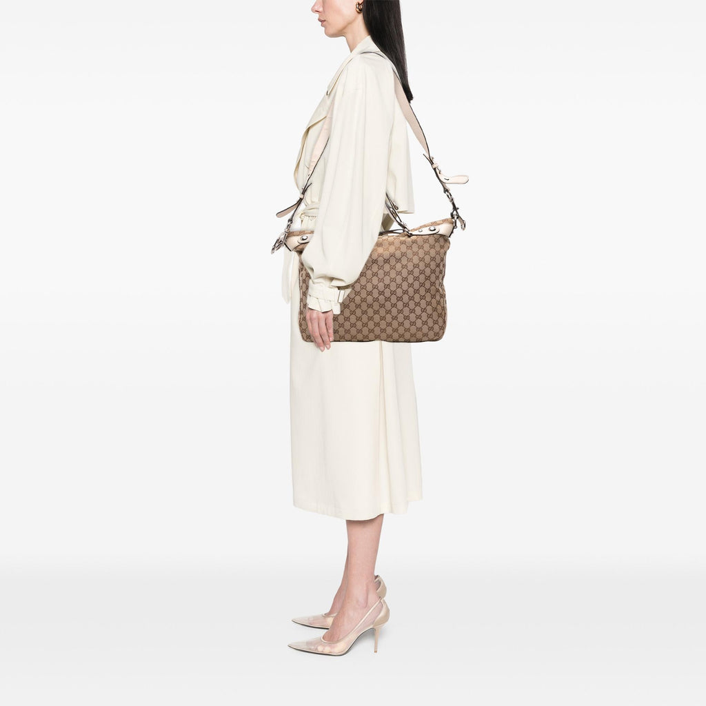 Gucci Large GG Canvas Icon Bit Satchel
