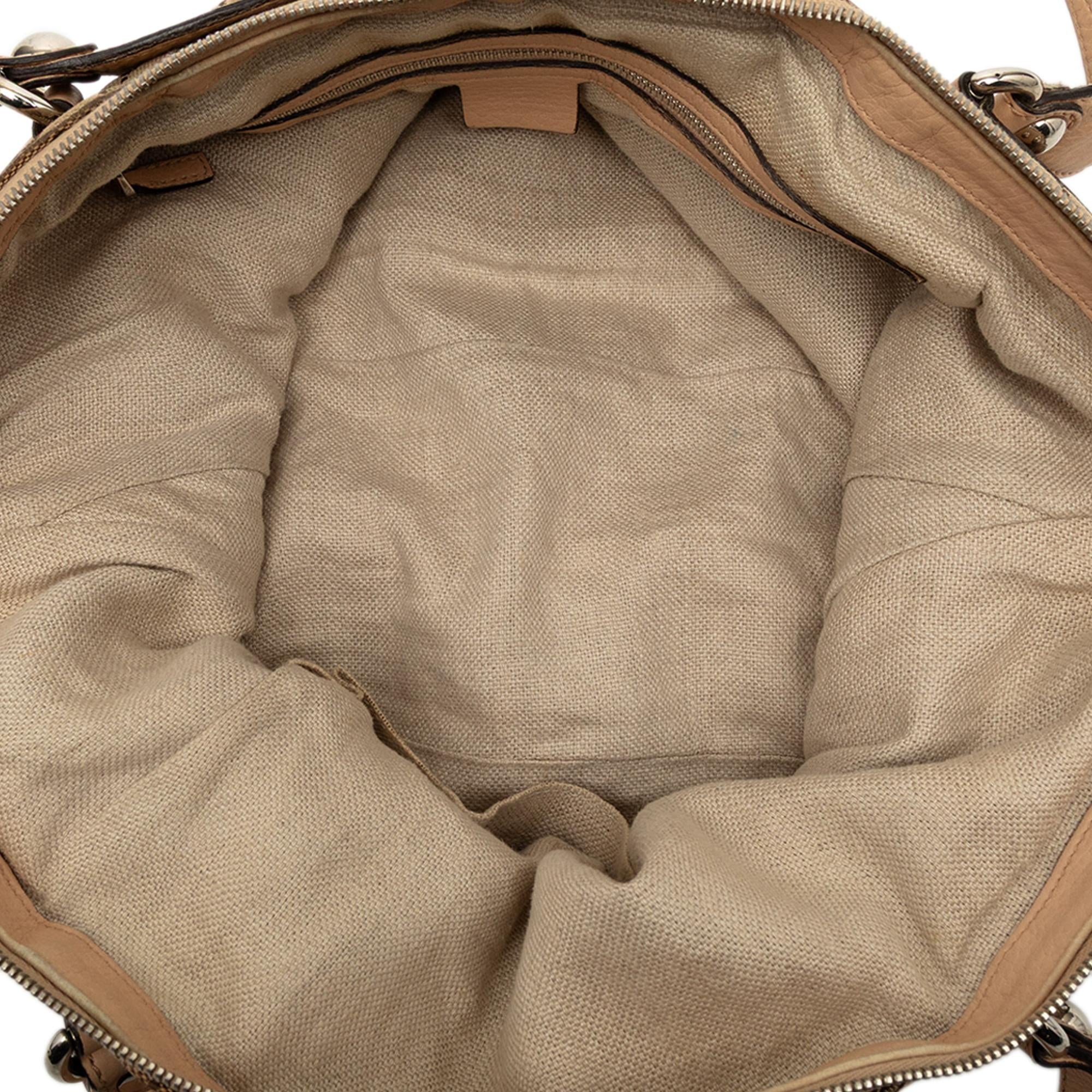 Gucci Large GG Canvas Icon Bit Satchel