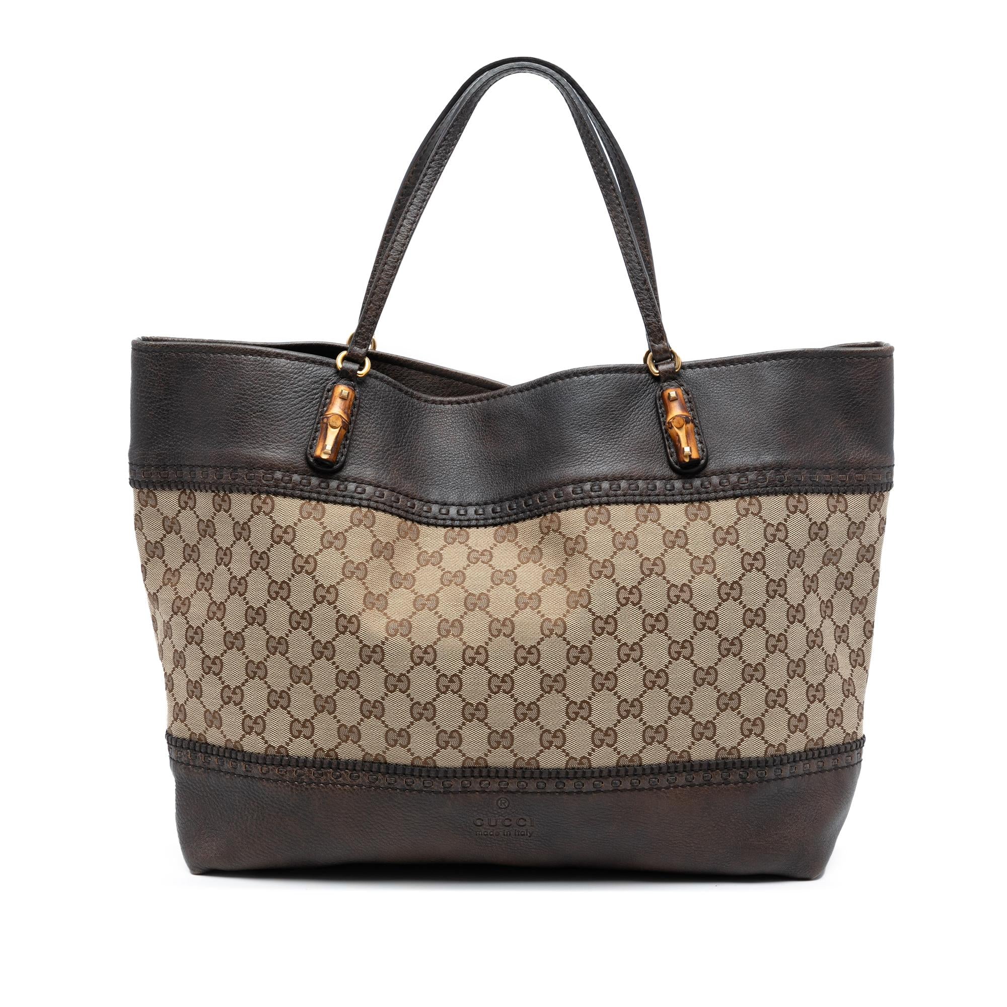 Gucci Large GG Canvas Laidback Crafty Tote