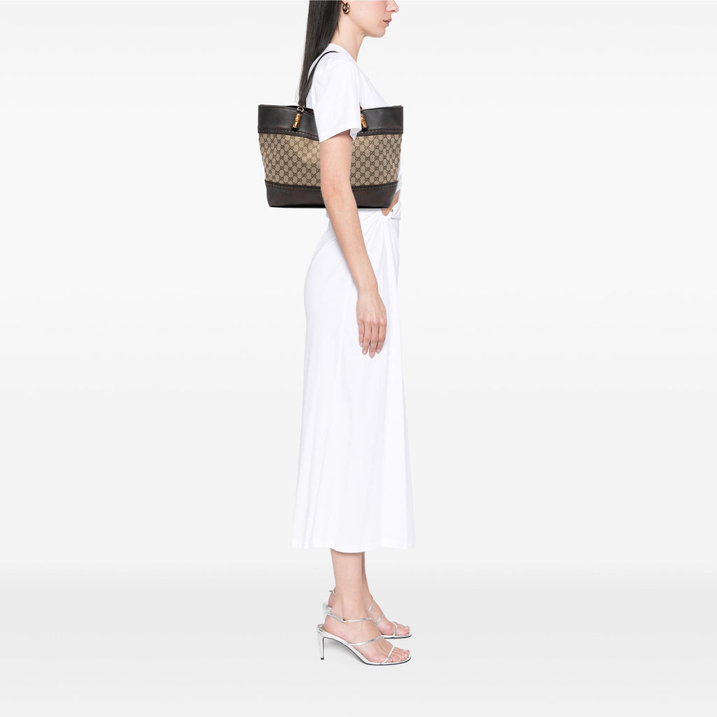 Gucci Large GG Canvas Laidback Crafty Tote