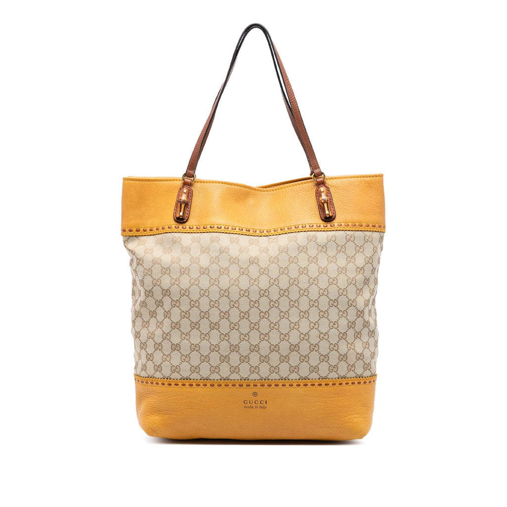 Gucci Large GG Canvas Laidback Crafty Tote