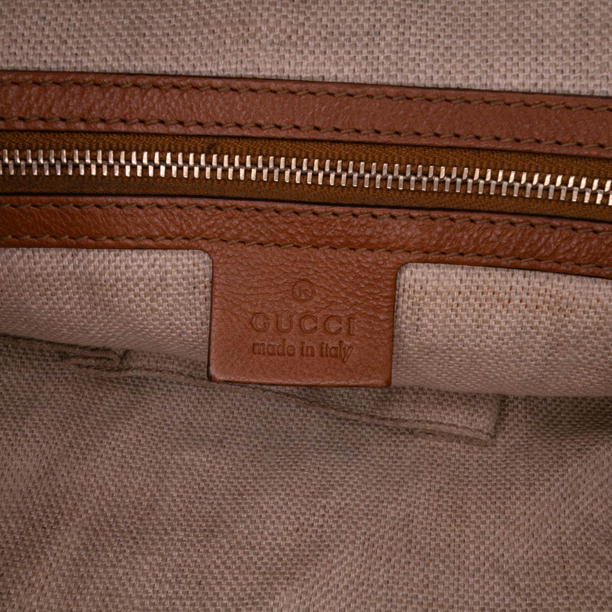 Gucci Large GG Canvas Marrakech Tote