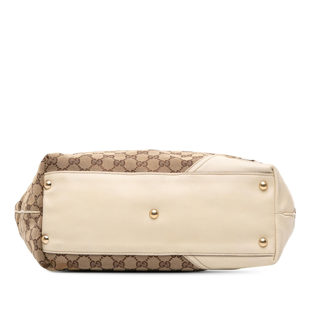 Gucci Large GG Canvas New Britt Tote