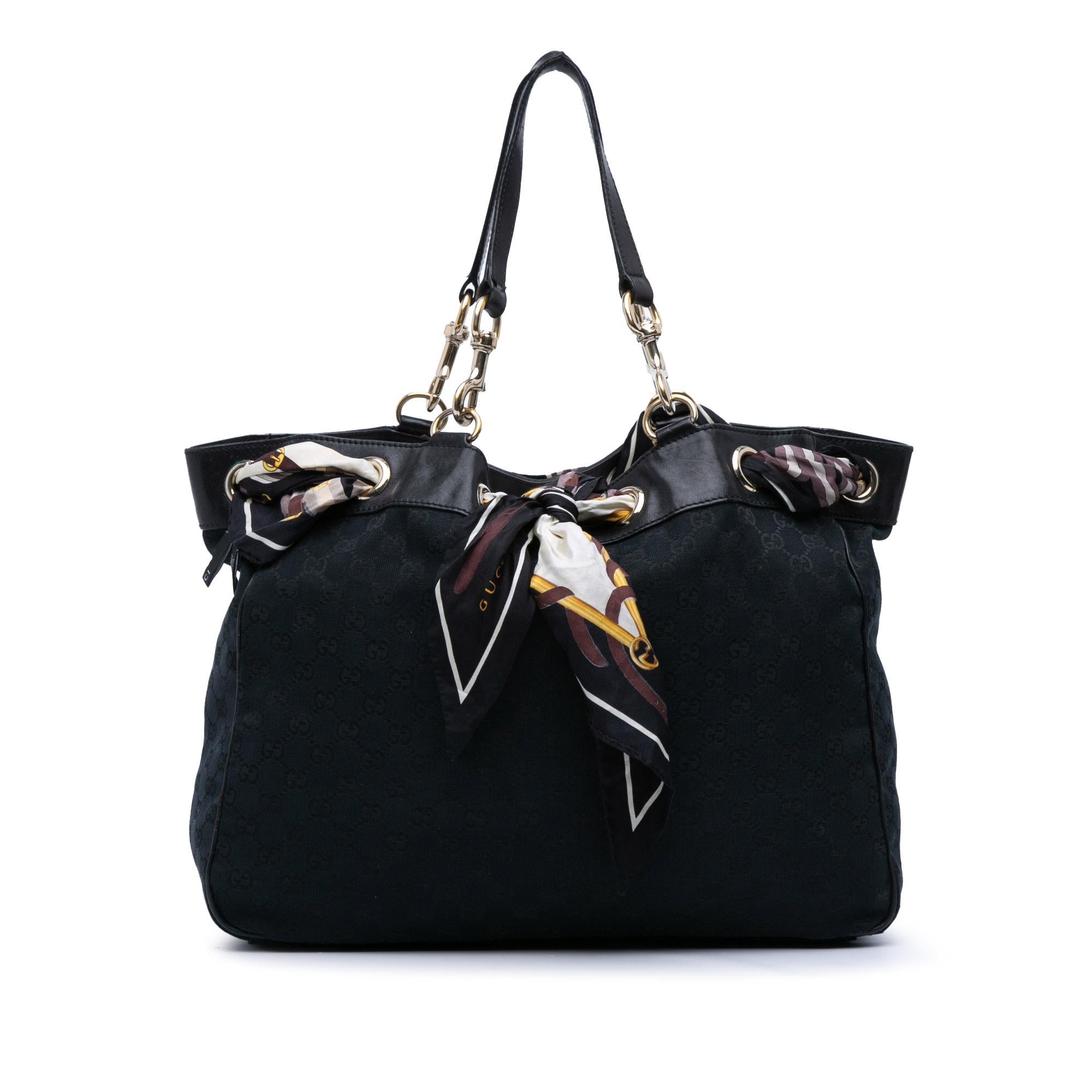 Gucci Large GG Canvas Positano Tote