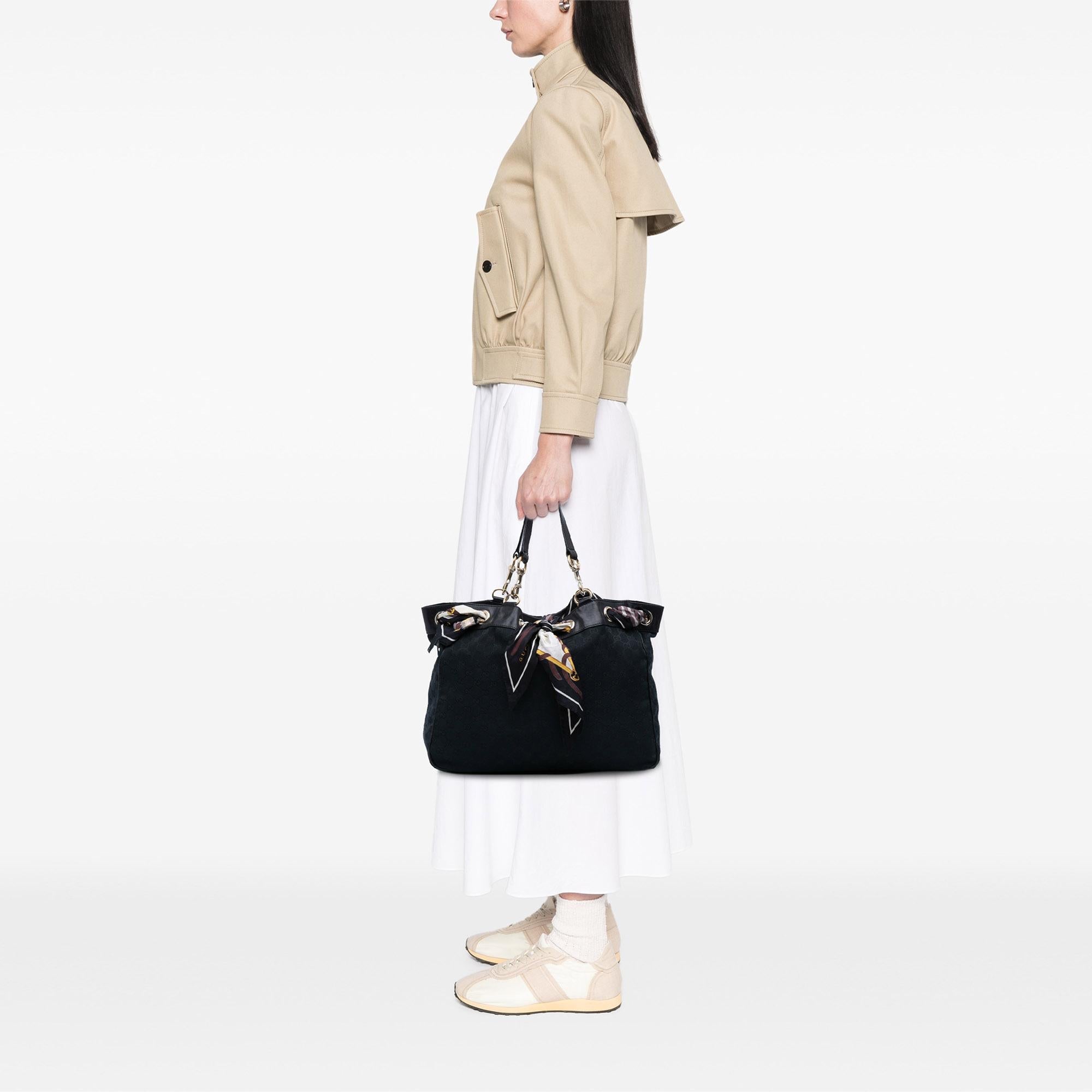 Gucci Large GG Canvas Positano Tote