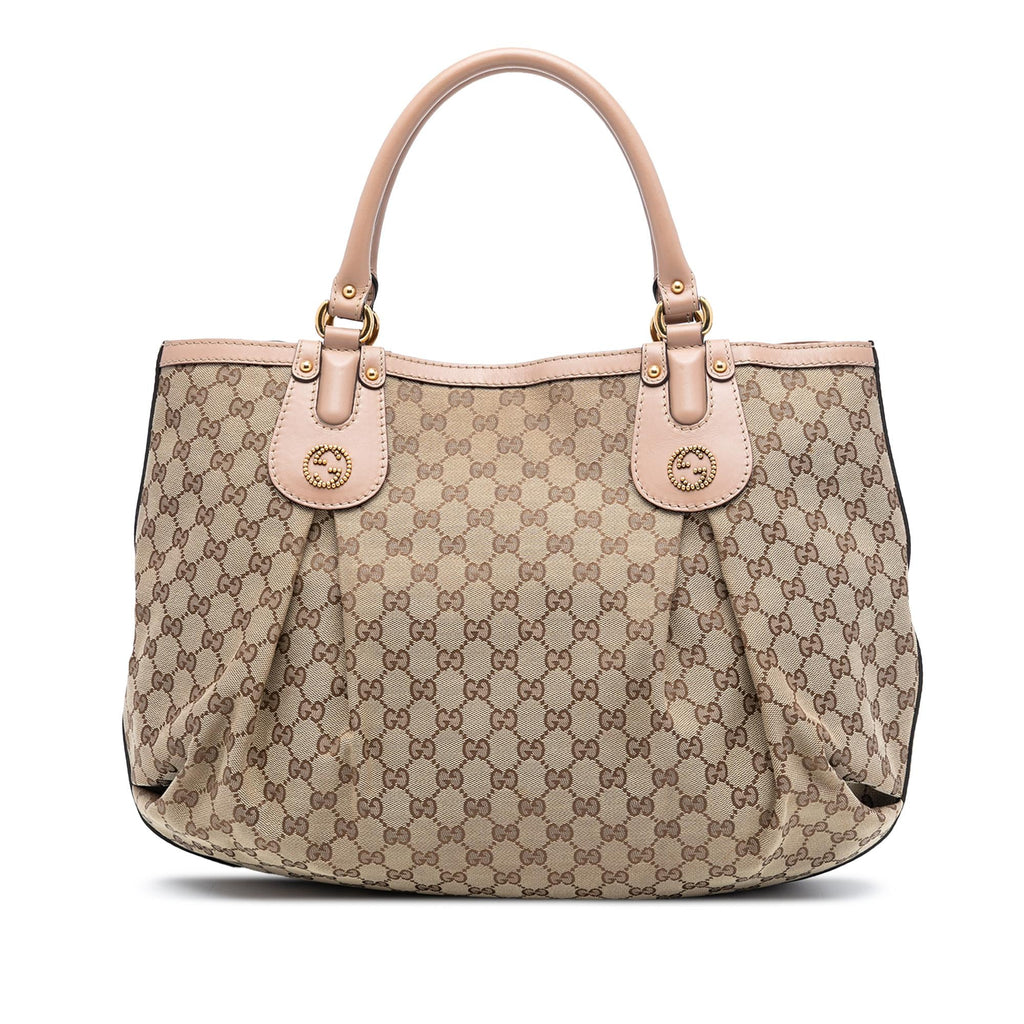 Gucci Large GG Canvas Scarlett Tote