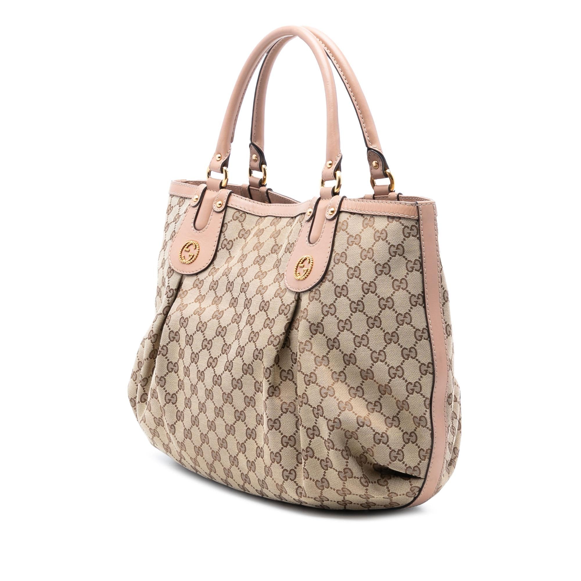 Gucci Large GG Canvas Scarlett Tote