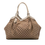 Gucci Large GG Canvas Sukey Tote