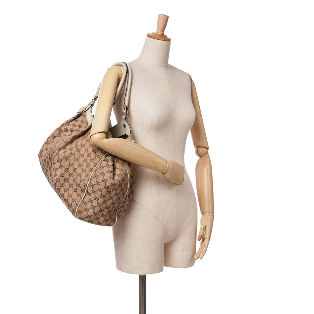 Gucci Large GG Canvas Sukey Tote