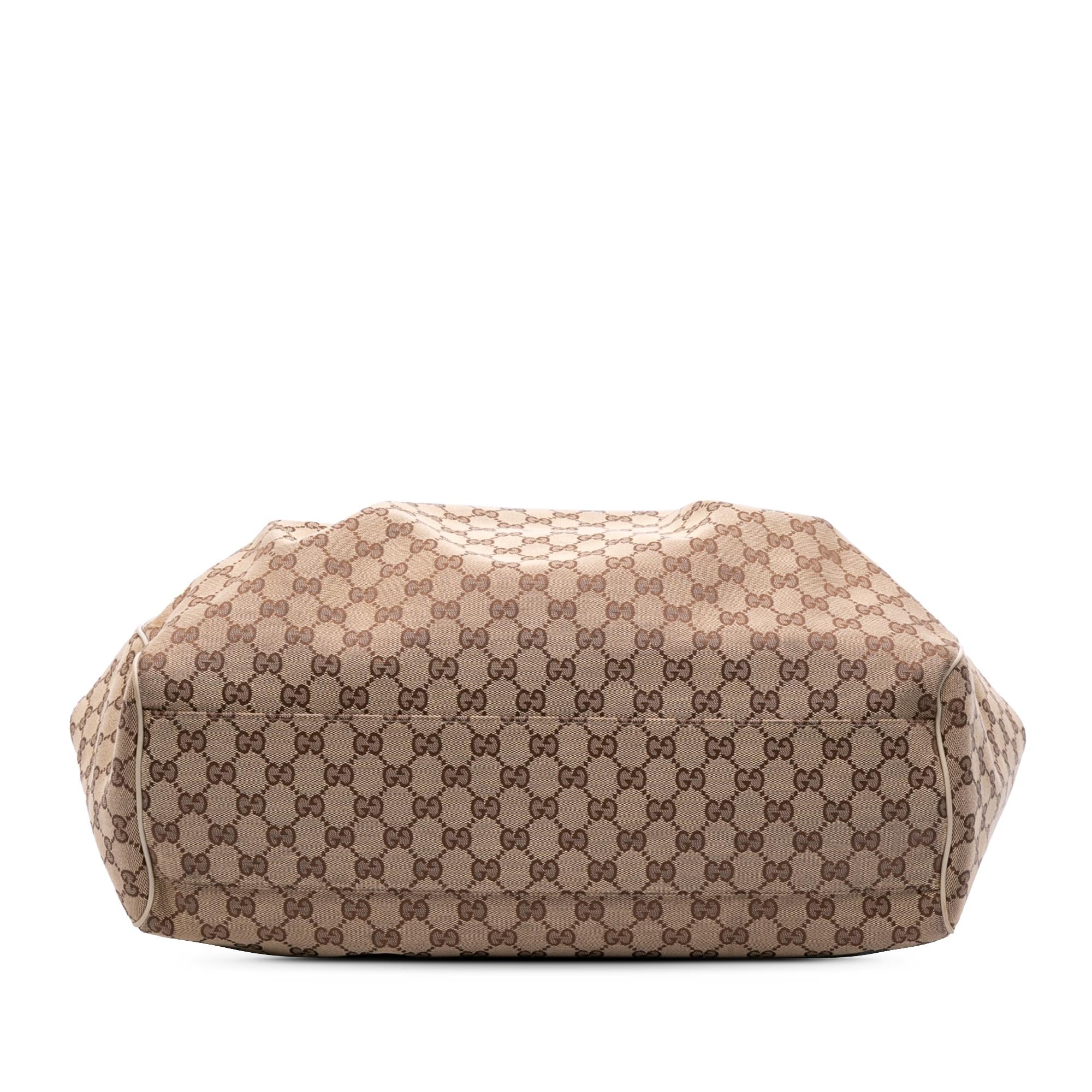 Gucci Large GG Canvas Sukey Tote