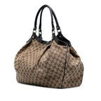 Gucci Large GG Canvas Sukey Tote