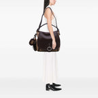 Gucci Large GG Canvas Techno Horsebit Satchel