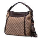 Gucci Large GG Canvas Techno Horsebit Satchel
