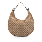 Gucci Large GG Canvas Twins Hobo