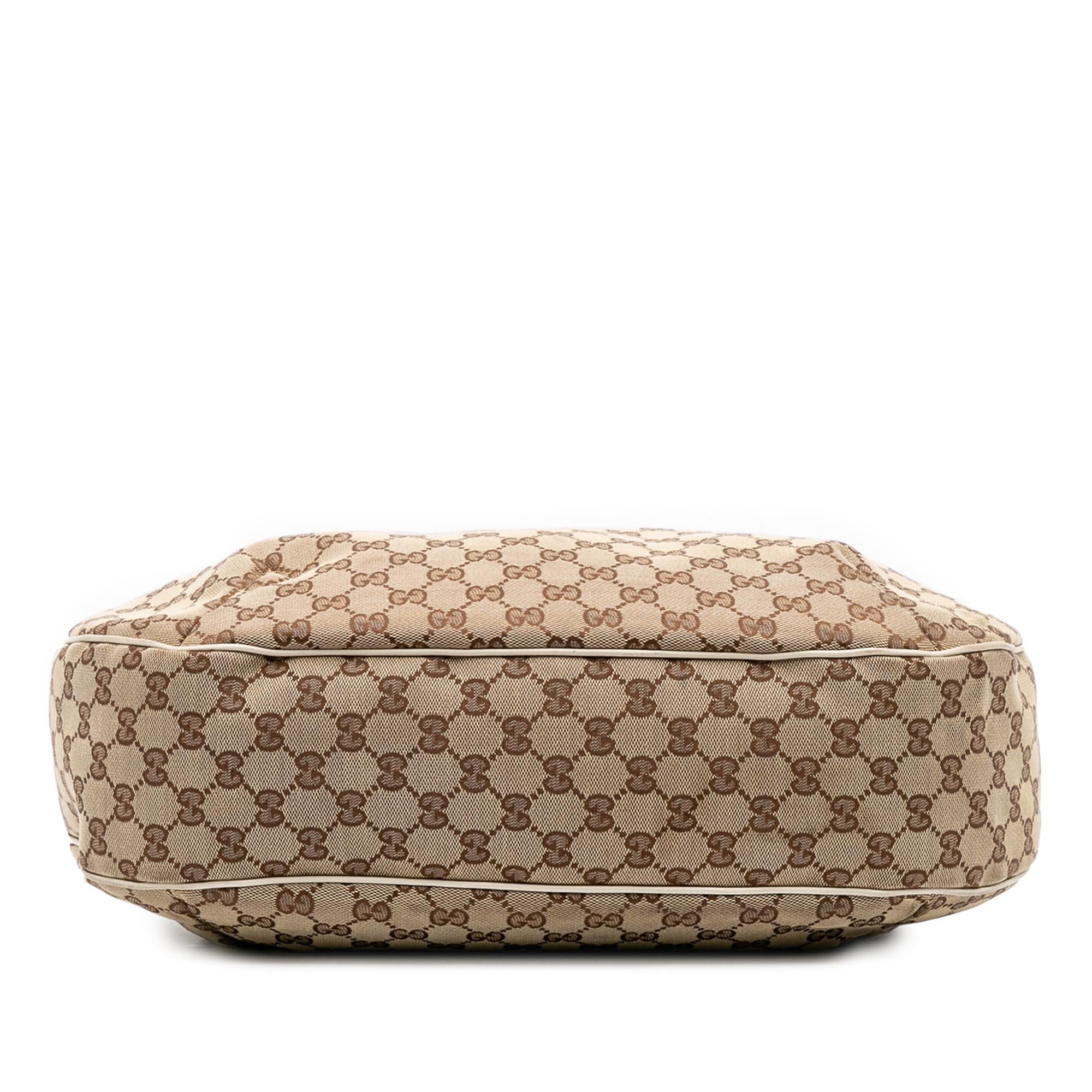 Gucci Large GG Canvas Web New Ladies Hobo