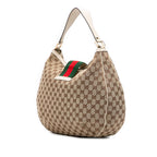 Gucci Large GG Canvas Web New Ladies Hobo