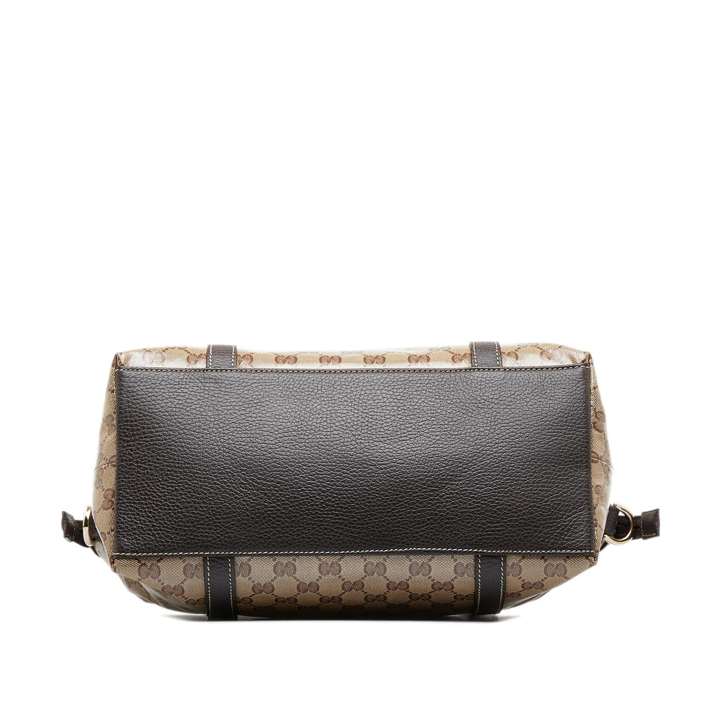 Gucci Large GG Crystal Charm Dome Bag (SHG-7wkE8H)
