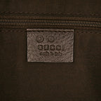 Gucci Large GG Crystal Half Moon Crossbody