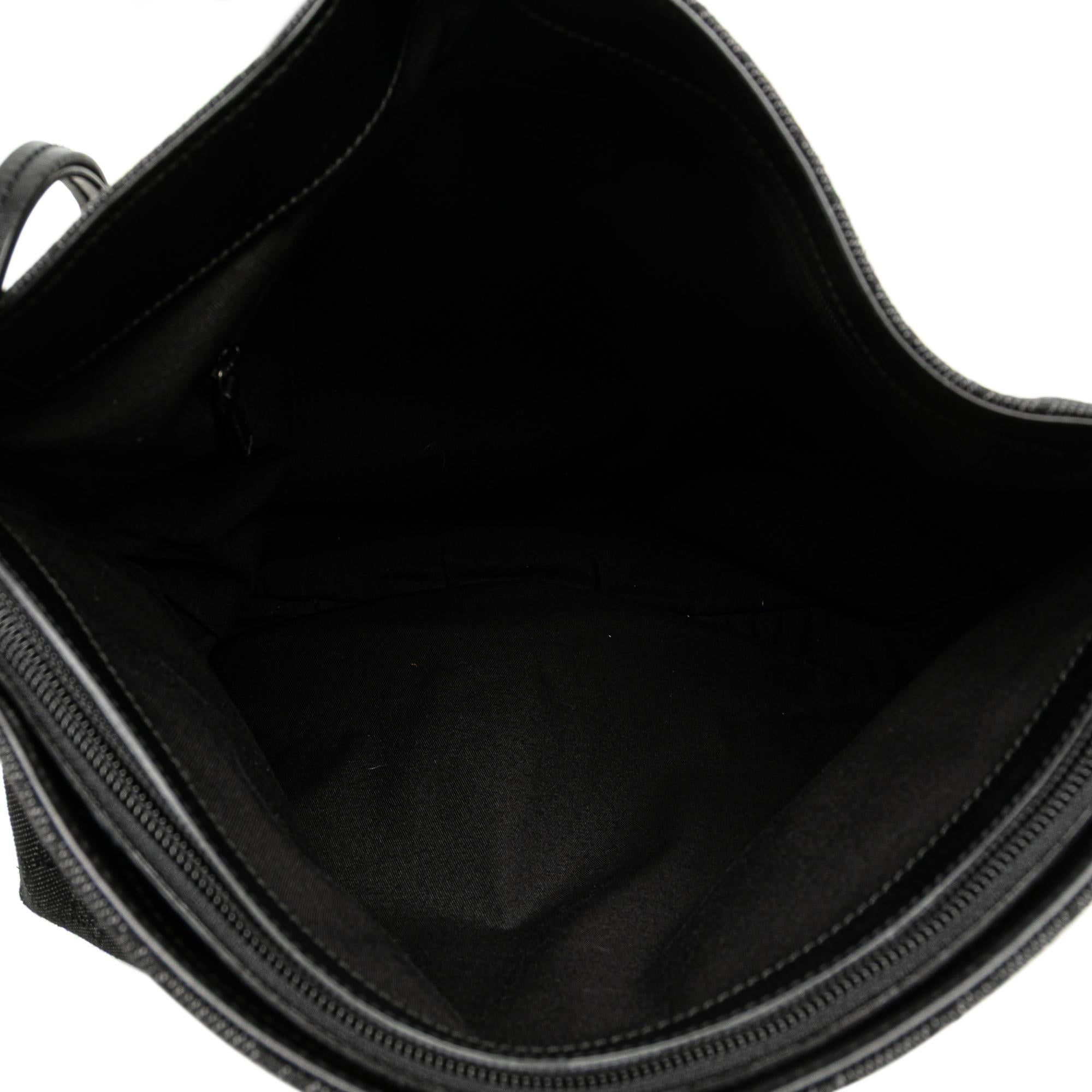 Gucci Large GG Denim Horsebit Classic Ring Hobo