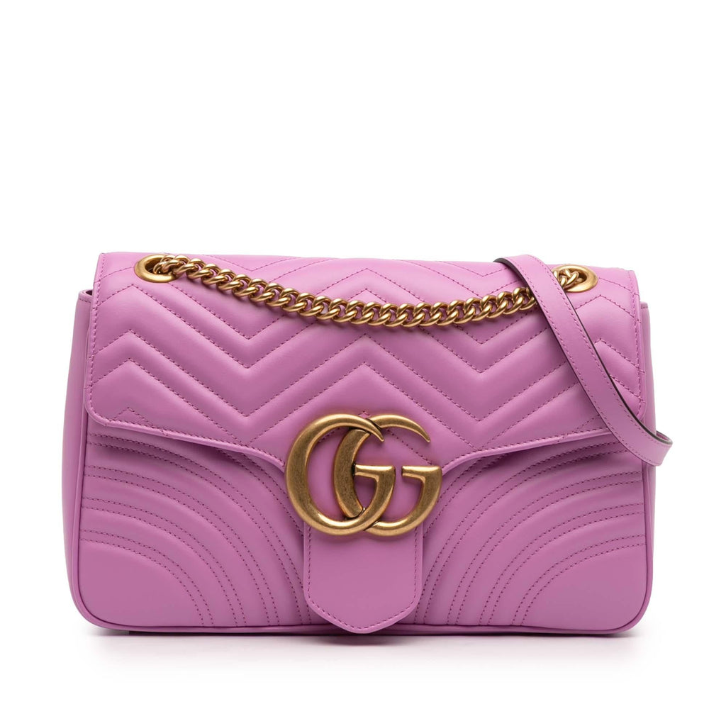 Gucci Large GG Marmont Matelasse Leather Shoulder Bag