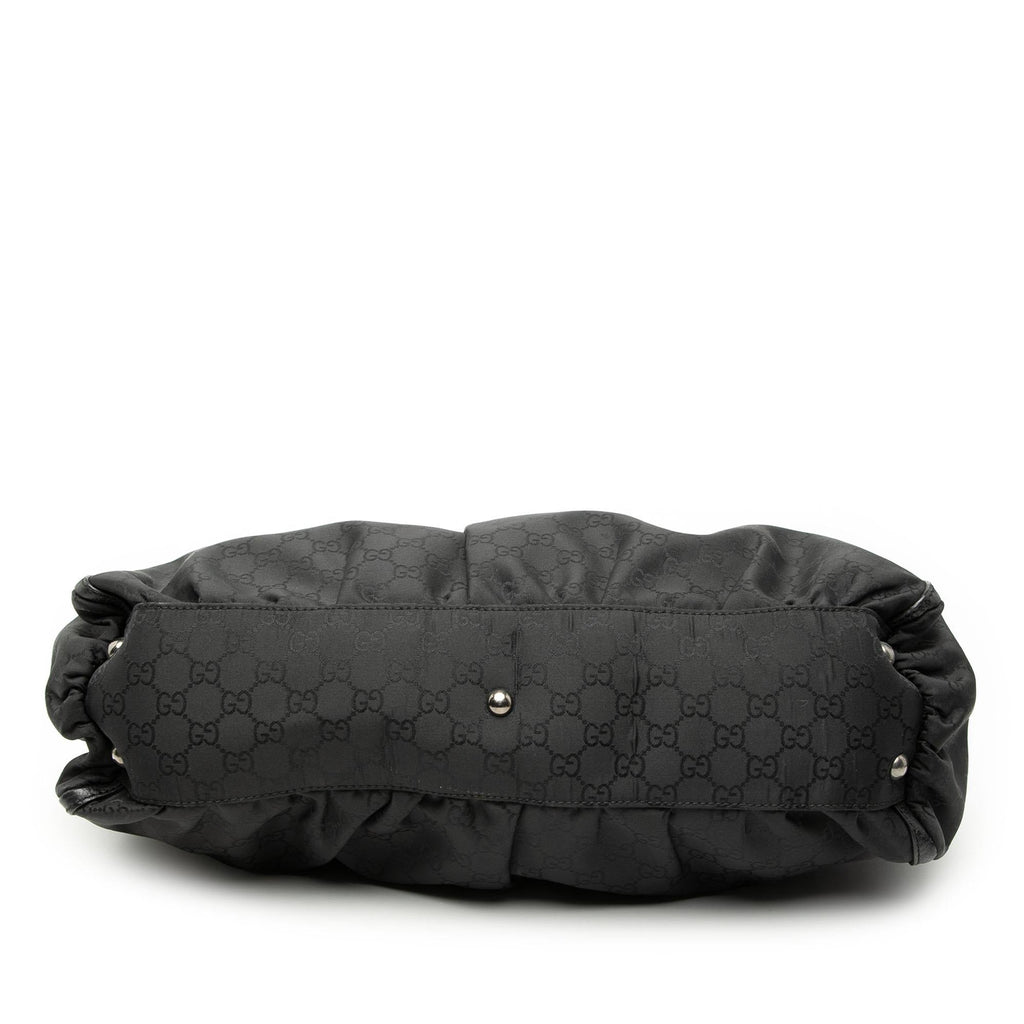 Gucci Large GG Nylon Abbey D Ring Tote