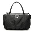 Gucci Large GG Nylon Abbey D Ring Tote