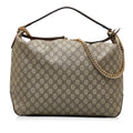 Gucci Large GG Supreme Linea A Hobo (SHG-naOFM6)