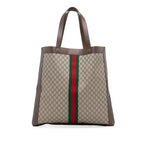 Gucci Large GG Supreme Ophidia Tote Bag (SHG-PkvmIL)