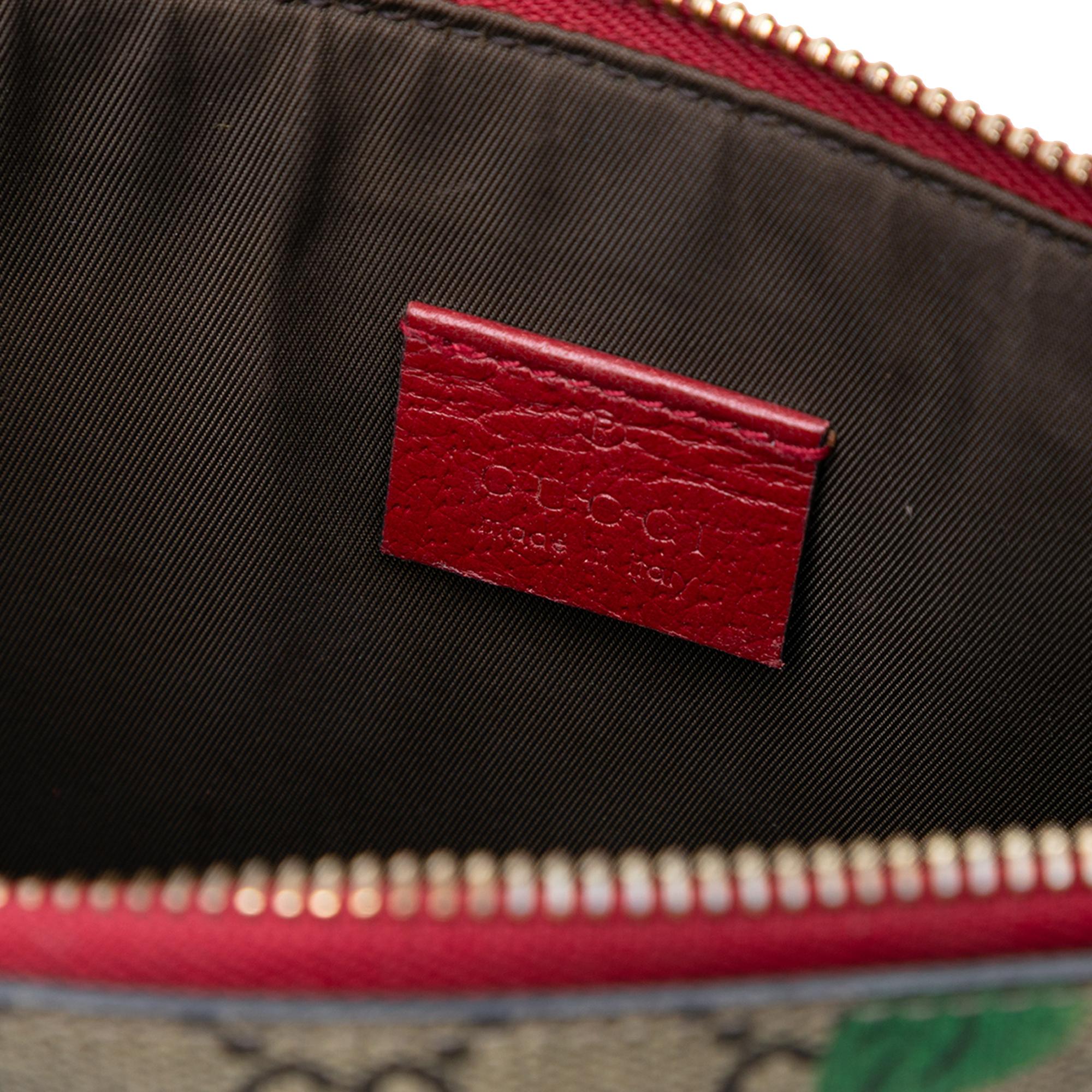 Gucci Large GG Supreme Tian Clutch
