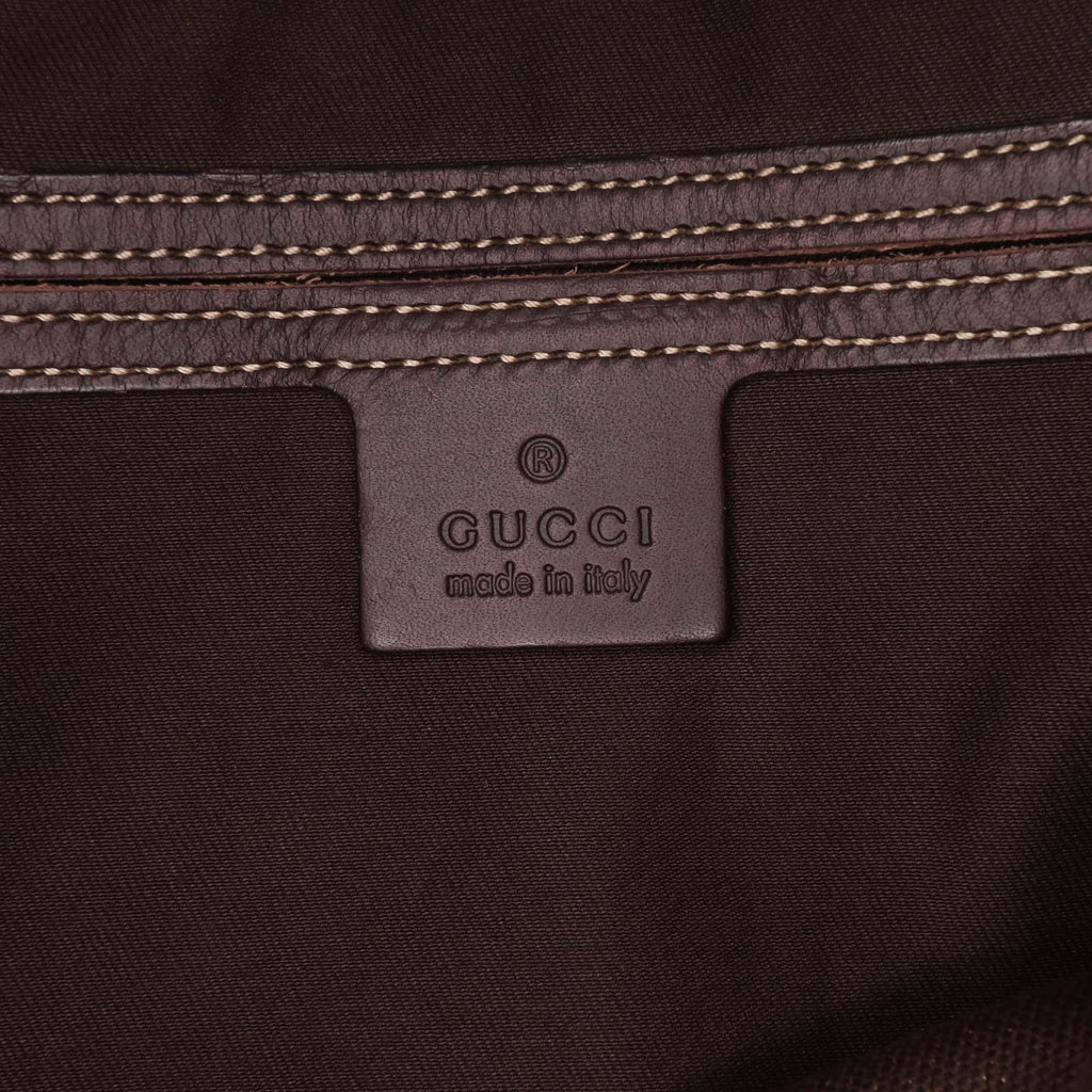 Gucci Large GG Supreme Web Flap Messenger Bag
