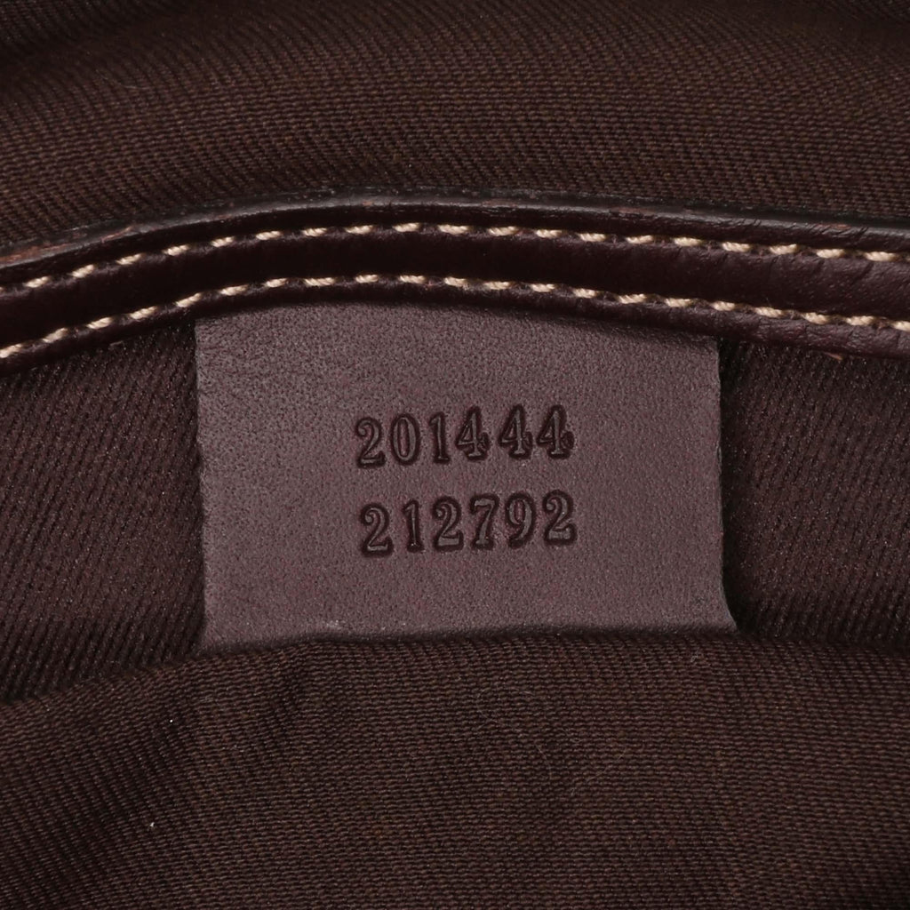 Gucci Large GG Supreme Web Flap Messenger Bag