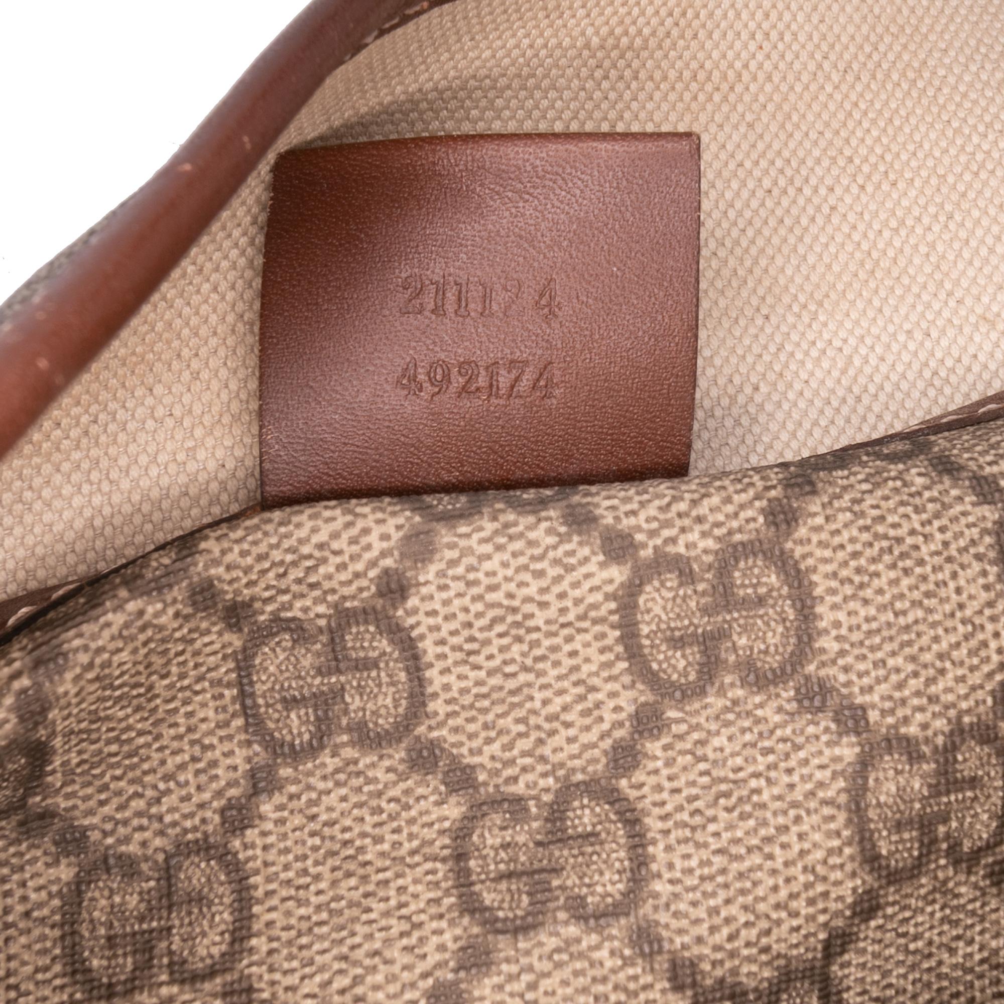 Gucci Large GG Supreme Web Loop Tote