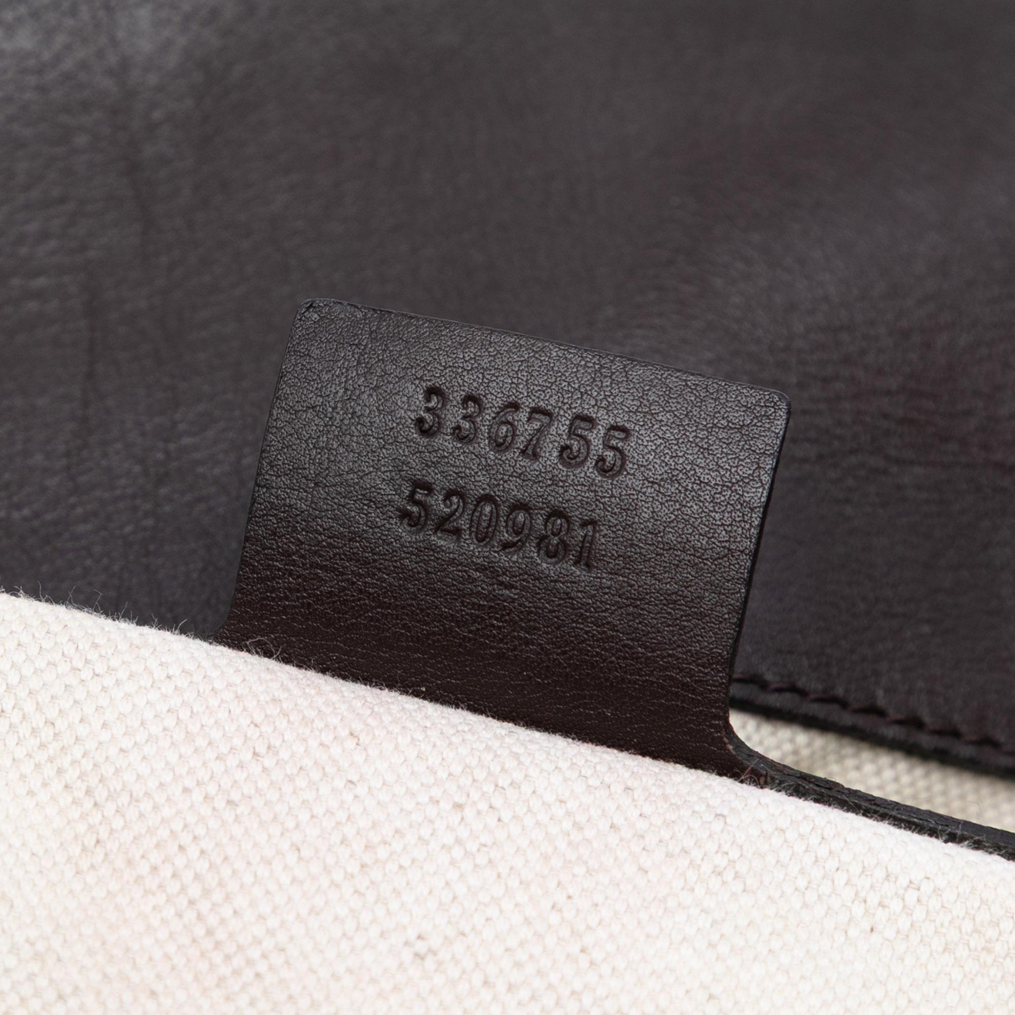 Gucci Large Guccissima Bree Fold Over Tote