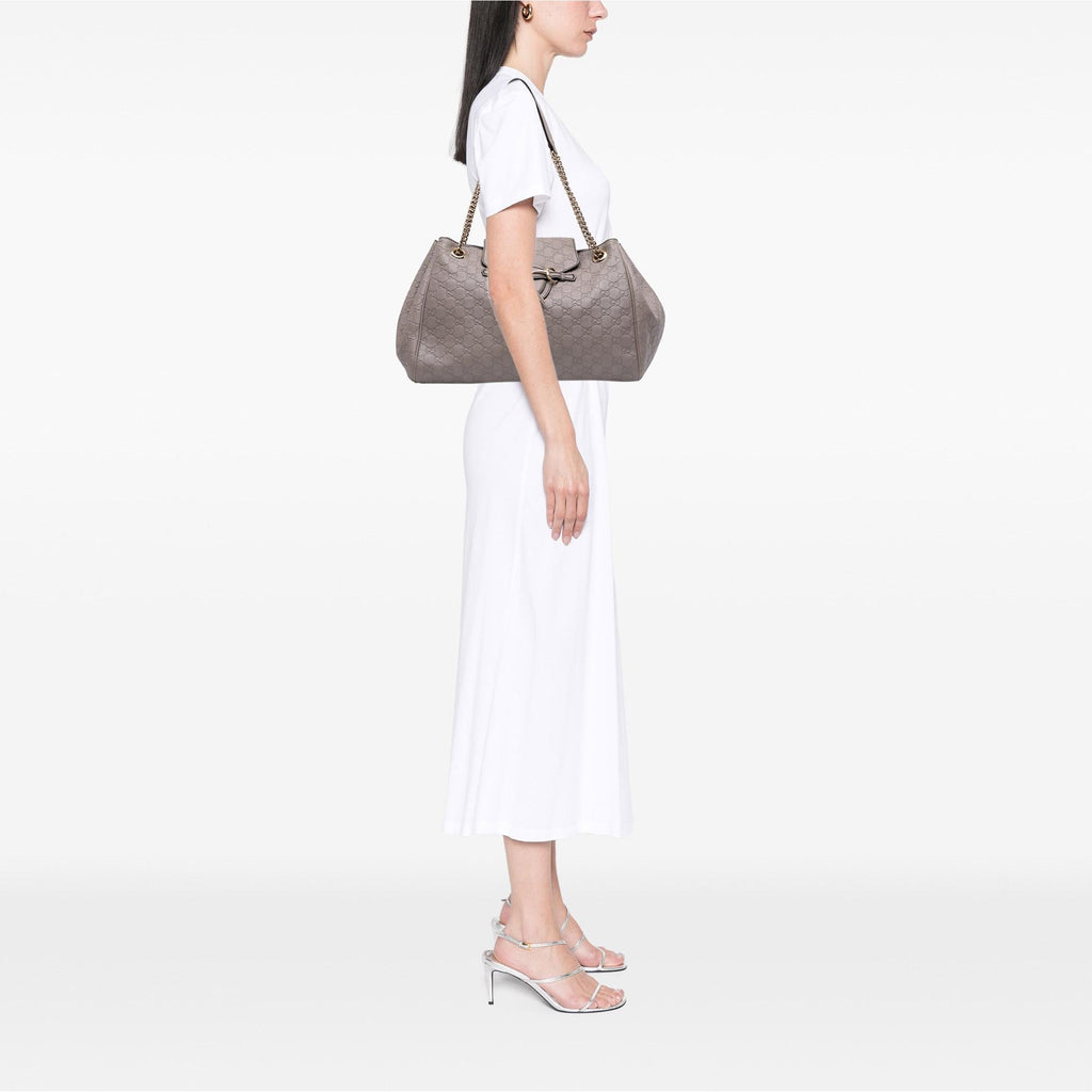 Gucci Large Guccissima Emily Chain Shoulder Bag