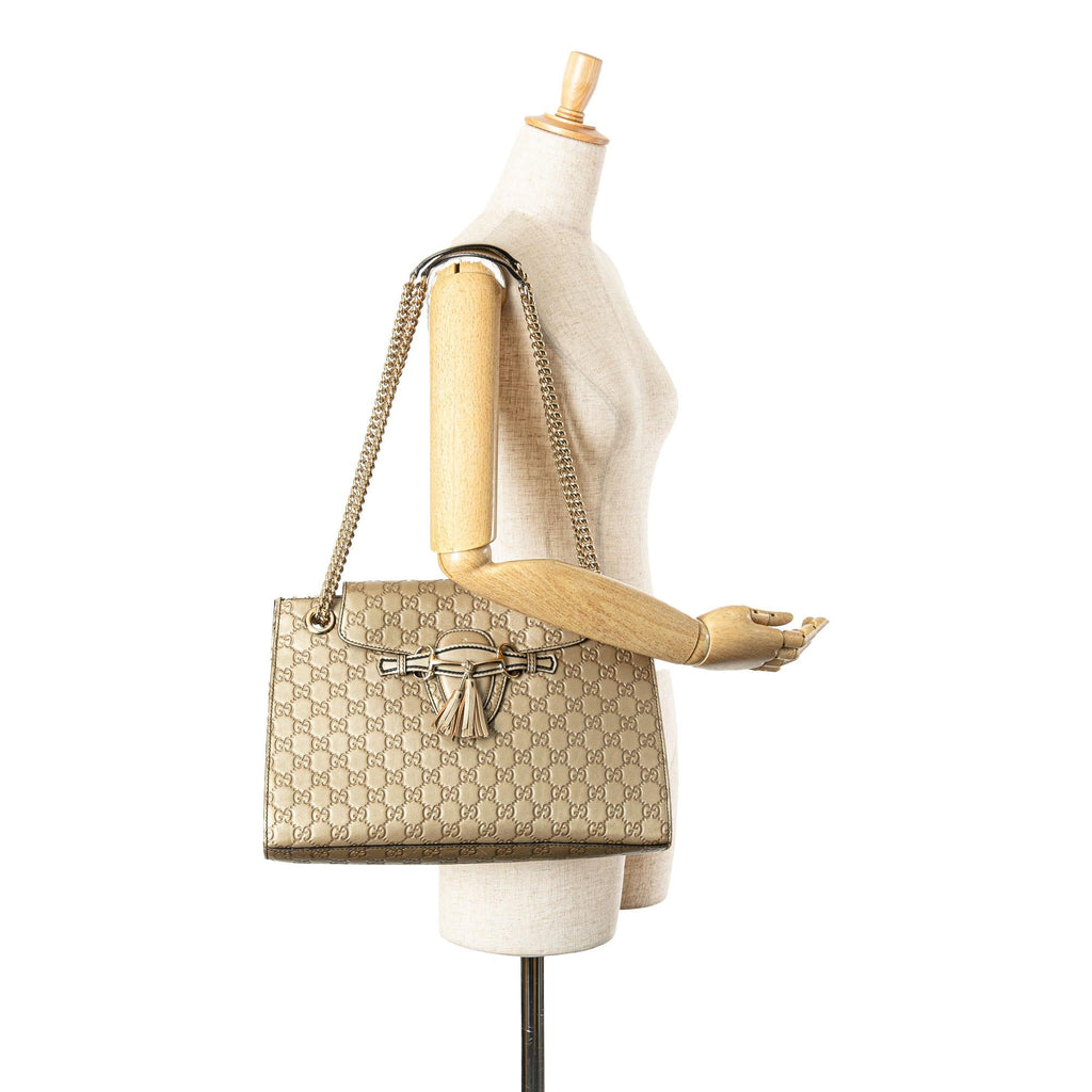 Gucci Large Guccissima Emily Shoulder Bag